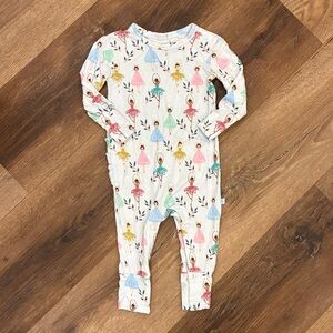 Posh Peanut Bamboo Fairy Ballet One Piece Sleeper Pajamas Play Baby 3-6m